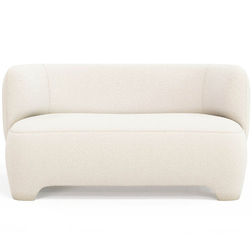 2/3 Seater Sofa - Upholstered in Bouclé Fabric - Magnolia - gallery 1