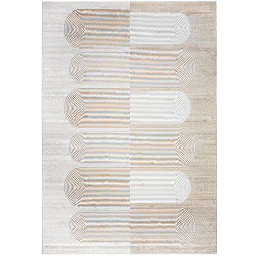 Rug Large Contemporary Modern Design - Beige (290x200 cm) - Qyar - gallery 1