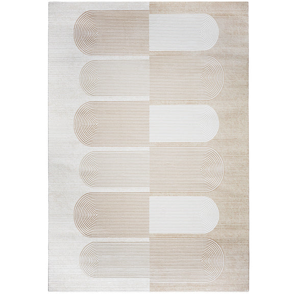 Rug Large Contemporary Modern Design - Beige (290x200 cm) - Qyar - gallery 1