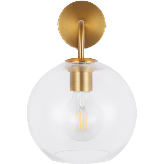 Spherical Glass Shade Wall Sconce - gallery 1