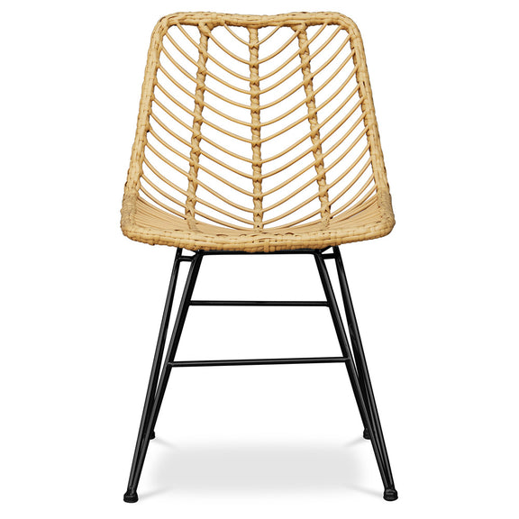 Rattan Dining Chair - Boho Style - Mia - gallery 1