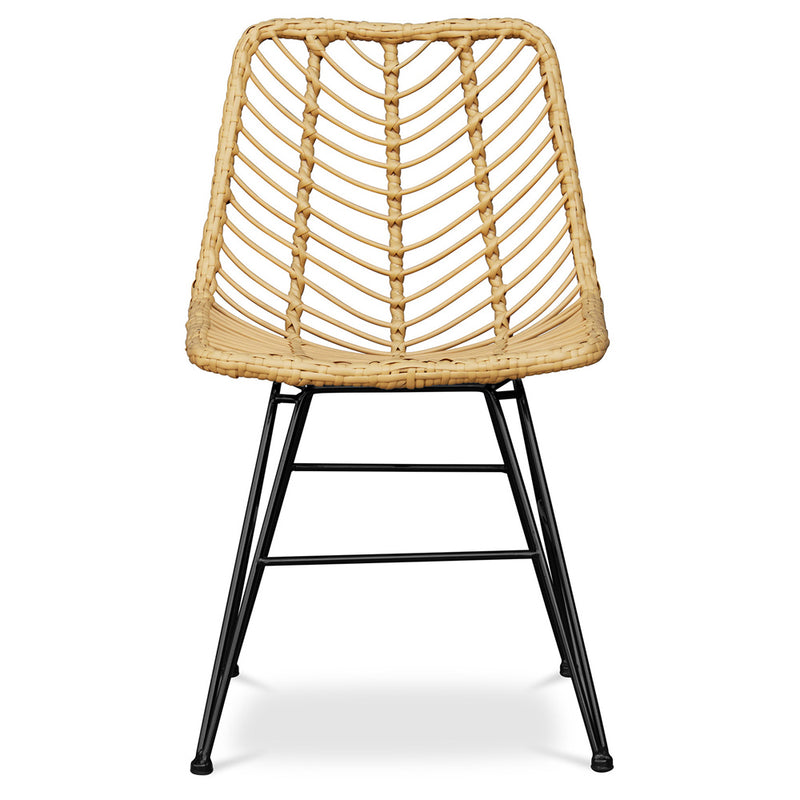 Rattan Dining Chair - Boho Style - Mia - gallery 1