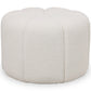 Pouf Round Bouclé Fabric - Harley