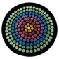 Round Rug Wool – Geometric Design – 104 cm – Yoler - gallery 1