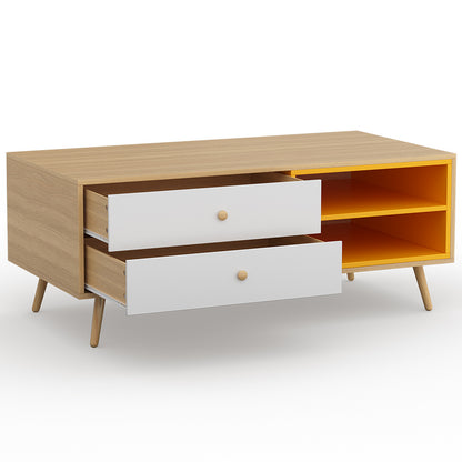 Mobile porta TV in legno - design scandinavo - Lenark