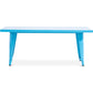 Table rectangulaire pour enfants – design industriel – 120 cm – Stylix