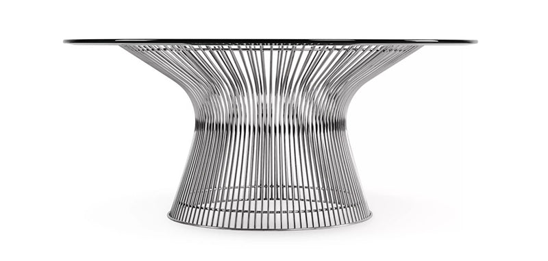 Table basse ronde - Design en verre - Barrel