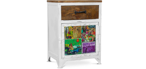 Printed Nightstand - Wood - Colin - gallery 1