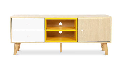 Wooden TV Stand - Scandinavian Design - Daven - gallery 1