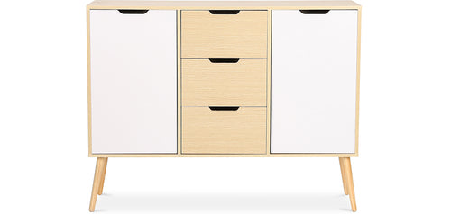 Buffet en Bois - Design Scandinave - 3 tiroirs - Roger