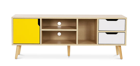 Wooden TV Stand - Scandinavian Design - Aren - gallery 1