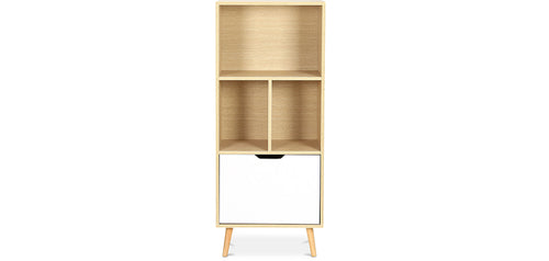Buffet en Bois - Design Scandinave - 4 compartiments - Roin