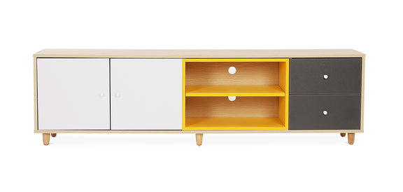 Wooden TV Stand - Scandinavian Design - Bena - gallery 1