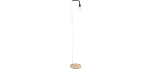 Carlo floor lamp - Metal and marble - gallery 1