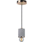 Lampe de plafond - Lampe suspendue - Métal et béton - Felippo