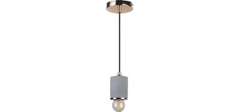 Lampe de plafond - Lampe suspendue - Métal et béton - Felippo