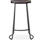 Barstol - Industriell design - Tre og metall - 76 cm - Aiyana