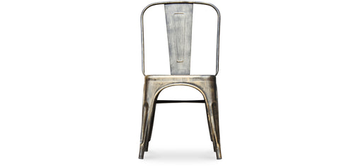 Chaise de salle à manger en acier - Design industriel - Nouvelle édition - Stylix