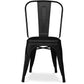 Sedia da pranzo in acciaio - Design industriale - Stylix