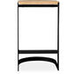 Taburete Diseño Industrial - Madera y Metal - 60cm - Lia