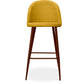 Tabouret rembourré en tissu - Design scandinave - 73cm - Evelyne