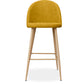 Tabouret tapissé en tissu - design scandinave - 73cm - Evelyne