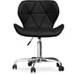 Chaise de bureau à roulettes - Chaise de bureau pivotante - Tapissée en simili cuir - Wito