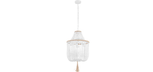 Lampa sufitowa z drewnianymi kulami - Lampa wisząca w stylu boho Bali - Lawan