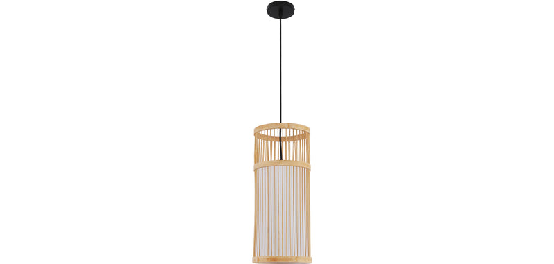 Lustre de plafond en bambou - Suspension de style Boho Bali - Lawan