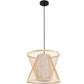 Lampe de plafond en bambou - Lampe suspendue de style boho Bali - Ketut