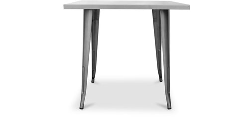 Table à manger carrée design industriel - Stylix