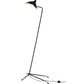 Lampa podłogowa czarna - lampa do salonu - Giorge
