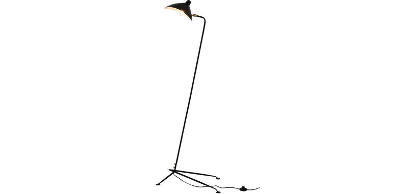 Lampadaire Noir - Lampe de Salon - Giorge