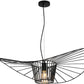 Lampa sufitowa - lampa wisząca design Pamela - 80cm - pionowa