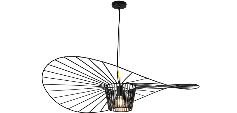 Vertical Hanging Lamp 100cm - Metal - gallery 3
