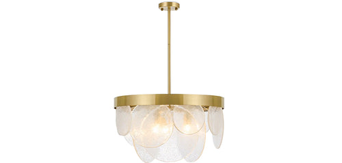 Lampe de plafond à disques en cristal - Lampe suspendue design - Luna