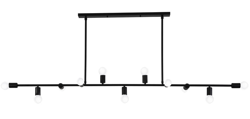 Lampe de plafond à barre - Lampe suspendue industrielle - Bolthor