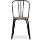 Eetkamerstoel - Industrieel design - Hout en metaal - Lillor