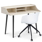 Bureau en Bois - Design Scandinave - Torkel + Chaise de Bureau Design - Joan