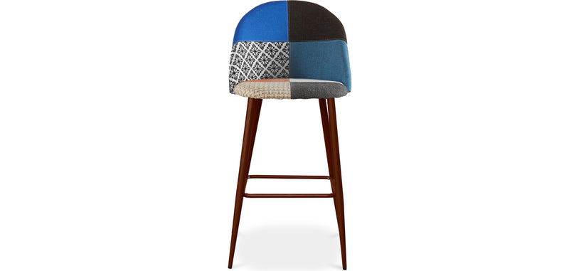 Tabouret Rembourré en Patchwork - Style Scandinave - Pixi