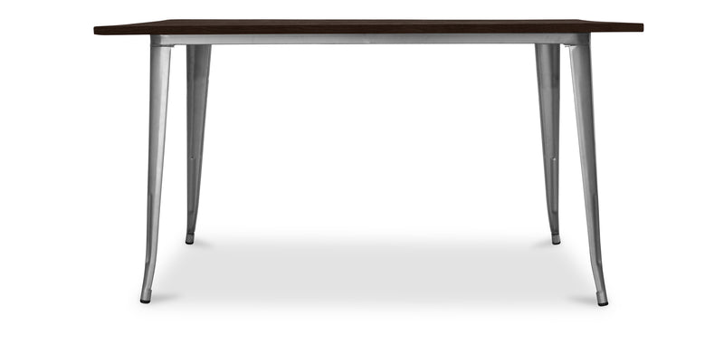 Table à manger rectangulaire - Industrielle - Bois - Tawny