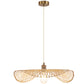 Lampa sufitowa z bambusa - Lampa wisząca w stylu Boho Bali - Bahati