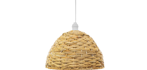 Lustre de plafond en herbe de mer - Suspension de style Boho Bali - Ngu