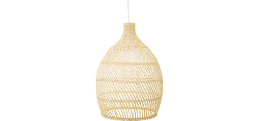 Lampe de plafond en rotin - Lampe suspendue au stile Boho Bali - Bay