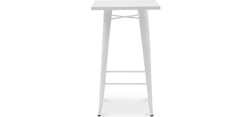 Table tabouret carrée - Design industriel - 100 cm - Galla