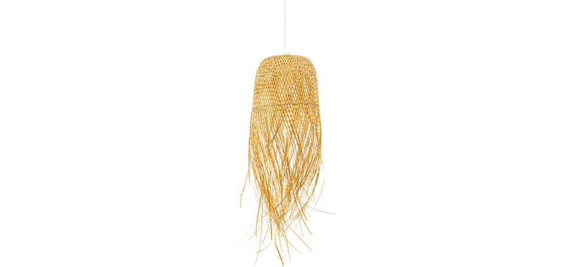 Lampe de plafond en bambou - Lampe suspendue de style Boho Bali - Thow