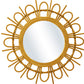 Wall Mirror - Boho Bali Round Design (60 cm) - Miu - gallery 1
