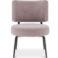 Fauteuil tapissé en velours - Jerna