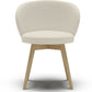 Fauteuil En Bouclette Fausse Fourrure Tapissée - Boucles Blanches - Yuna