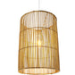 Lampe de plafond en rotin - Lampe suspendue de stile Boho Bali - An